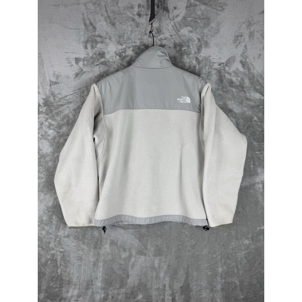 North Face Jacket Grey Denali Fleece Full Zip‎ Womens Small Tech Pocket Hiking - Picture 2 of 16